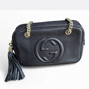 Gucci Black Soho Disco Bag Small